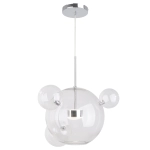 Multiverse lampa wisząca LED chrom 1+3, 338111-06 REALITY - zdjęcie produktu